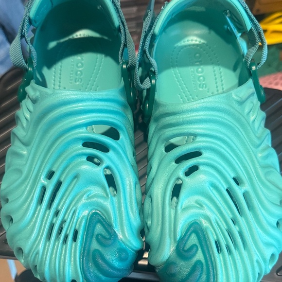 CROCS Turquoise Ripple Mules - Picture 4 of 4